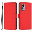 Ulefone Note 14 Red Leather Phone Case with Lanyard - Skin Feel - 2