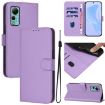 Ulefone Note 14 Leather Phone Case with Lanyard - Lavender Purple - 1