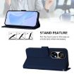 Ulefone Note 17 Pro Leather Phone Case with Lanyard - Navy Blue - 3