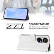 Ulefone Note 17 Pro White Leather Phone Case with Lanyard - 3