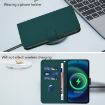 Ulefone Note 18 Ultra Dark Green Leather Phone Case with Lanyard - 7