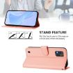 ZTE Blade A52 Lite Pink Leather Phone Case with Lanyard - 3