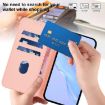 ZTE Blade A52 Lite Pink Leather Phone Case with Lanyard - 7
