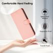 Tecno Camon 40 Premier Pink Leather Phone Case with Lanyard - 9