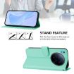 Tecno Camon 40 Premier Mint Green Leather Phone Case with Lanyard - 3