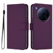 Tecno Camon 40 Premier Violet Leather Phone Case with Lanyard - 2