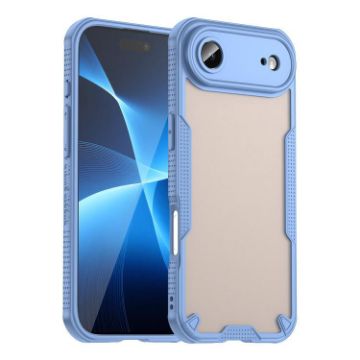 iPhone 17 Air Armor Glaze PC Hybrid TPU Case - Blue - 1