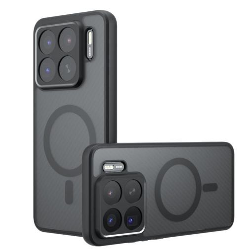 Xiaomi 15S Pro Armor MagSafe PC TPU Phone Case - Frosted Black - 1