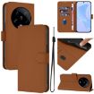 Xiaomi 14 Ultra 5G Leather Phone Case with Lanyard - Brown - 1