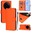 Xiaomi 14 Ultra 5G Leather Phone Case with Lanyard - Orange - 1