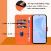 Xiaomi 14 Ultra 5G Leather Phone Case with Lanyard - Orange - 4