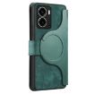 Realme 14 CaseNeo MagSafe RFID Anti-theft Leather Case - Green - 3