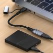 ADS-619 2 in 1 Type-C & 8 Pin to USB 3.0 OTG Adapter - Grey - 8