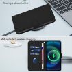 Samsung Galaxy A36 5G Black Leather Phone Case with Lanyard - 7