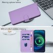 Samsung Galaxy A26 5G Leather Phone Case with Lanyard - Lavender Purple - 7