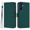 Samsung Galaxy A26 5G Dark Green Leather Phone Case with Lanyard - 2