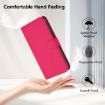 Samsung Galaxy A26 5G Rose Red Leather Phone Case with Lanyard - 5
