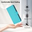 Samsung Galaxy A26 5G Lake Blue Leather Phone Case with Lanyard - 5