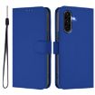 Samsung Galaxy A56 5G Dark Blue Leather Phone Case with Lanyard - 2