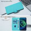 Samsung Galaxy A56 5G Lake Blue Leather Case with Lanyard - 7