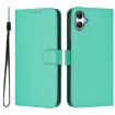 Samsung Galaxy A06 4G/5G Green Leather Phone Case with Lanyard - 2