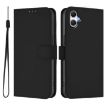 Samsung Galaxy A06 4G/5G Black Leather Phone Case with Lanyard - 2