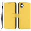 Samsung Galaxy A06 4G/5G Lemon Yellow Leather Case with Lanyard - 2