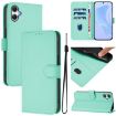 Samsung Galaxy A06 4G/5G Mint Green Leather Case with Lanyard - 1