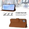 Samsung Galaxy A07 4G Brown Leather Phone Case with Lanyard - 3