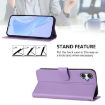 Samsung Galaxy A07 Leather Phone Case with Lanyard - Lavender Purple - 3