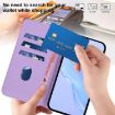 Samsung Galaxy A07 Leather Phone Case with Lanyard - Lavender Purple - 5