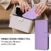 Samsung Galaxy A17 5G Leather Phone Case with Lanyard - Lavender Purple - 7