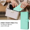 Samsung Galaxy A17 5G Mint Green Leather Phone Case with Lanyard - 5