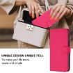 Samsung Galaxy A17 5G Rose Red Leather Phone Case with Lanyard - 5