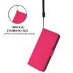 Samsung Galaxy A17 5G Rose Red Leather Phone Case with Lanyard - 6