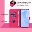 Samsung Galaxy A17 5G Rose Red Leather Phone Case with Lanyard - 8