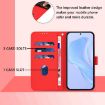 Realme 14 5G/14T 5G Red Leather Phone Case with Lanyard - 9