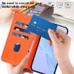 Realme 14 5G/14T 5G Leather Phone Case with Lanyard - Orange - 7