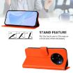 Realme Narzo 80 Pro Orange Leather Phone Case with Lanyard - 3
