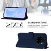 Realme Narzo 80 Pro Navy Blue Leather Phone Case with Lanyard - 3