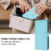 Realme Narzo 80 Pro Sky Blue Leather Phone Case with Lanyard - 5