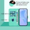 Realme Neo7 Turbo 5G Green Leather Phone Case with Lanyard - 8