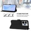 Realme Neo7 Turbo 5G Black Leather Phone Case with Lanyard - 3