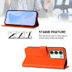 Realme V70 5G/14X Global Orange Leather Phone Case with Lanyard - 3