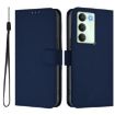 Realme V70 5G/14X Leather Phone Case with Lanyard - Navy Blue - 2