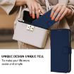 Realme V70 5G/14X Leather Phone Case with Lanyard - Navy Blue - 5