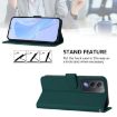 OPPO A5/A3 Pro 5G Leather Phone Case with Lanyard - Dark Green - 3