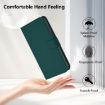 OPPO A5X Leather Phone Case with Lanyard - Dark Green, 4G/5G Global - 9