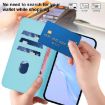 OPPO A5X 4G/5G Leather Phone Case with Lanyard - Sky Blue - 7