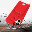 Samsung Galaxy A06 5G Red Silicone Case with Card Bag & Lanyard - 2